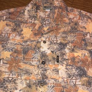 Uzzi XL Tropical Hawaiian Button Down Shirt